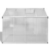 Reinforced Aluminum Greenhouse with Base Frame 49.5ft¬≤